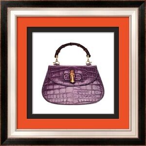 Gucci Aria Collection Bag Advertising Print